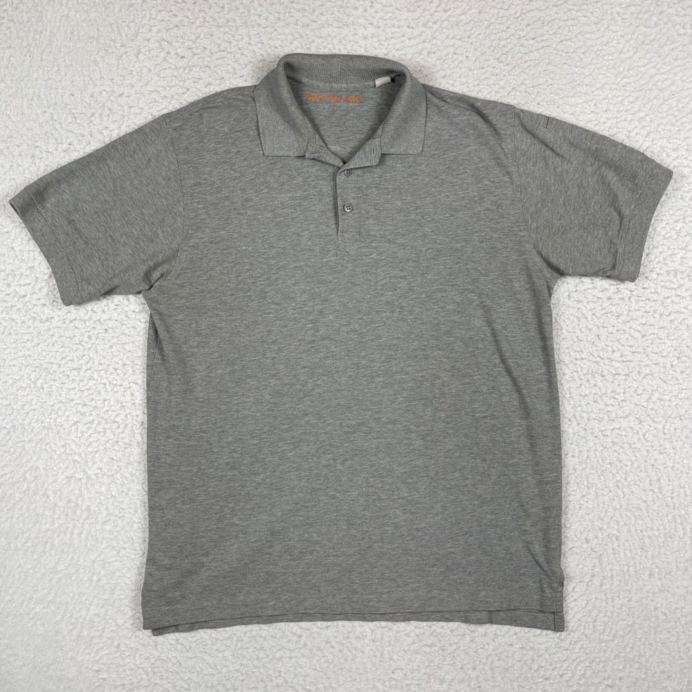 5.11 Tactical Polo Shirt Mens Large Gray Short Sleeve Pique Knit Workwear